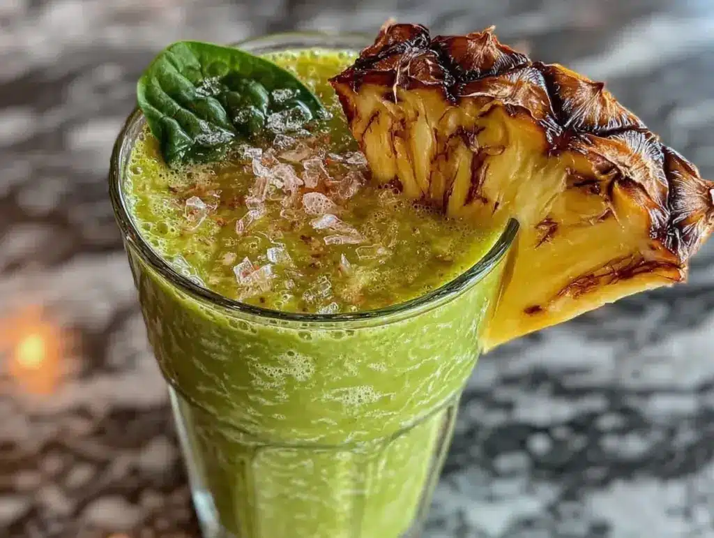 Ananas-Spinat Smoothie - featured image