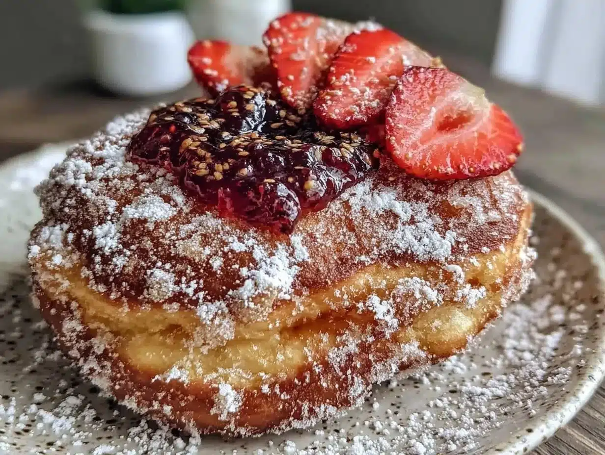 Berliner Pfannkuchen: Saftige Marmelade-Bomben für Partys 4 Berliner Pfannkuchen preparation steps