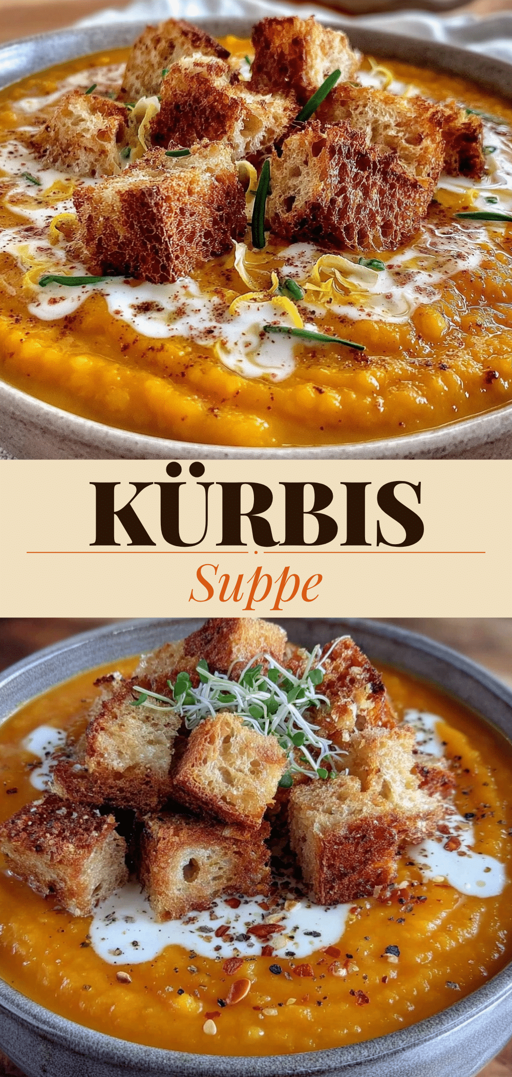 Cremige Erntedankfest Kürbissuppe mit Ingwer: 5 Min. Perfekt 5 Cremige Erntedankfest Kürbissuppe mit Ingwer recipe