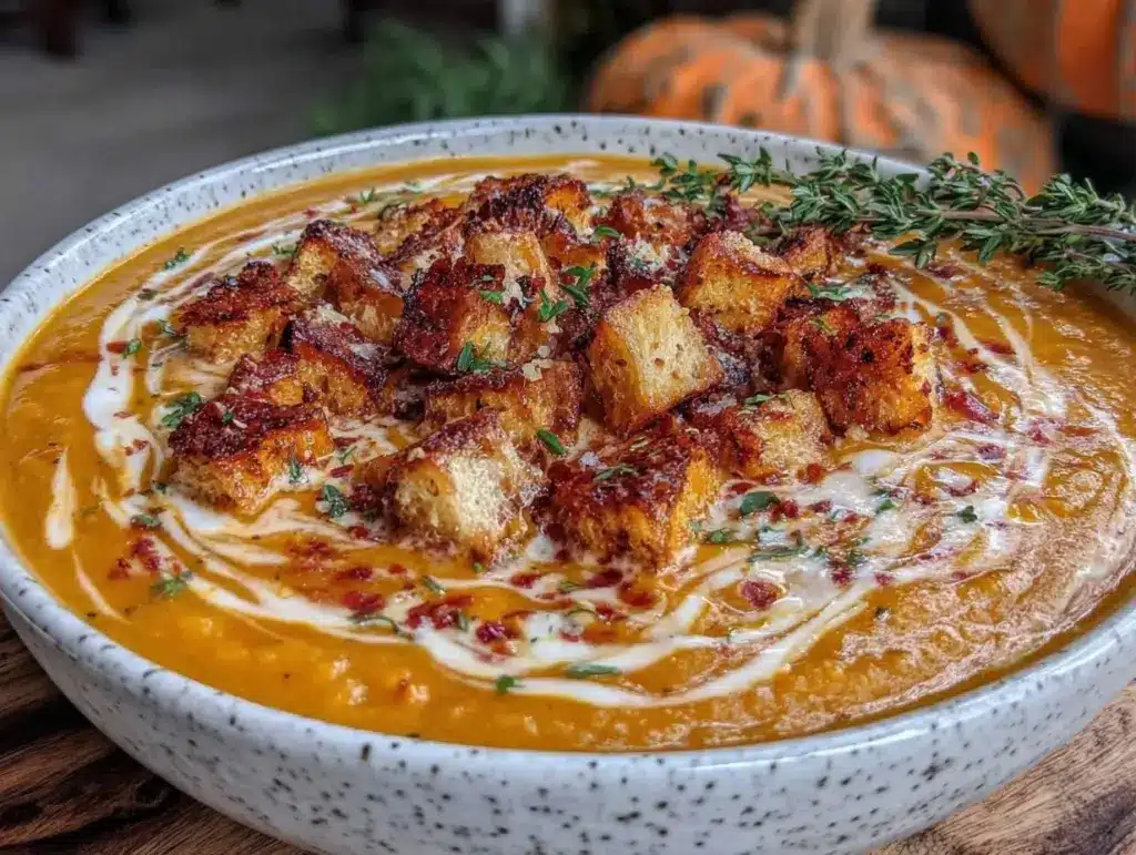 cremige Herbstgemüsesuppe - featured image