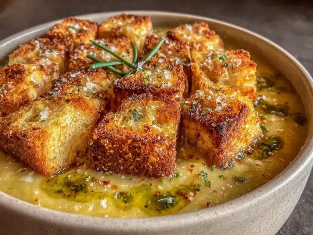 cremige Kartoffel-Lauch-Suppe - featured image
