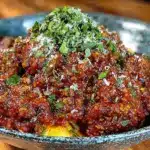 Cremige Thermomix Bolognese mit Kräutern - featured image