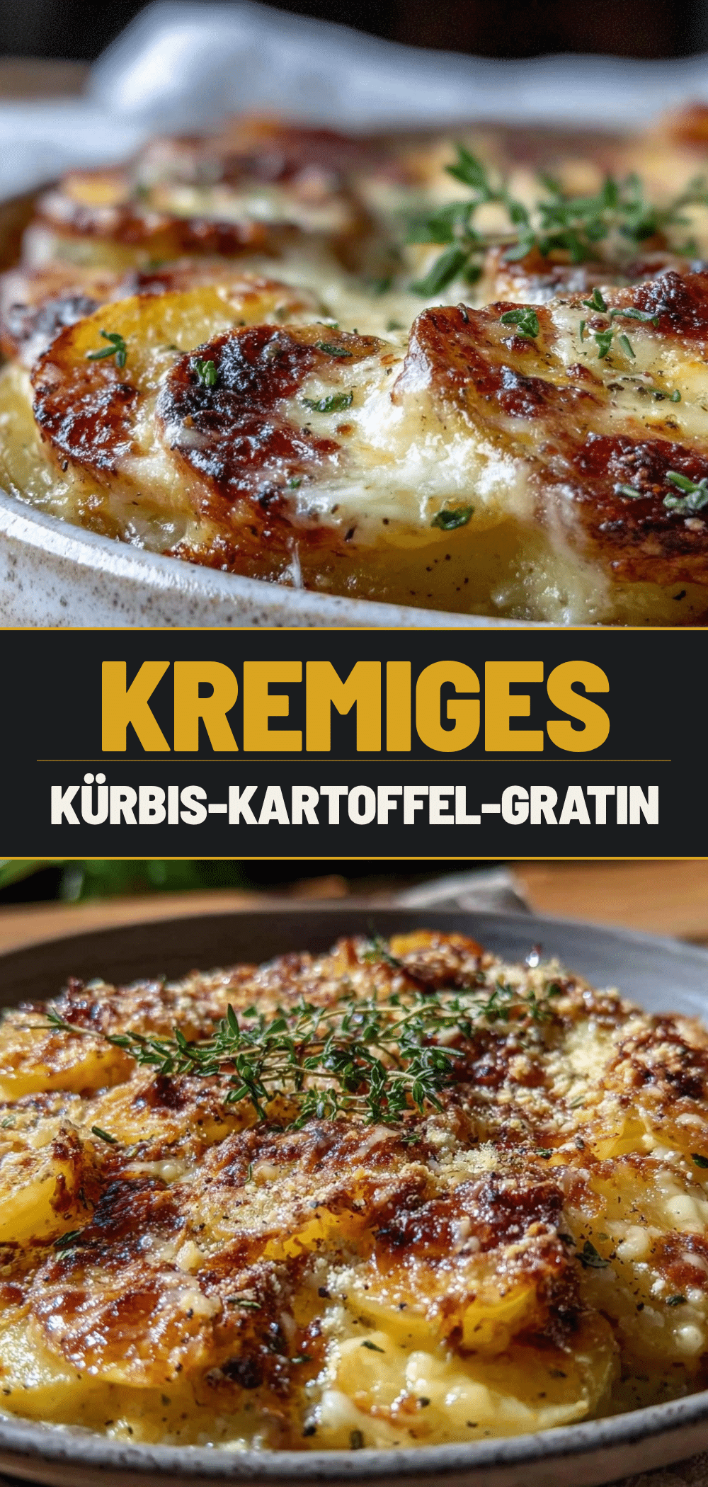 Cremiges Erntedankfest Kürbis-Kartoffel-Gratin: Perfekt für Gäste 5 Cremiges Erntedankfest Kürbis-Kartoffel-Gratin recipe