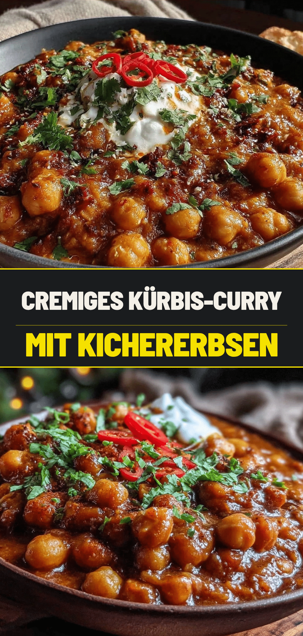 Cremiges Kürbis-Curry mit Kichererbsen: Das perfekte Party-Dinner 5 Cremiges Kürbis-Curry mit Kichererbsen recipe