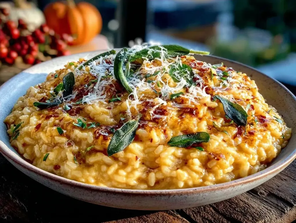 Cremiges Kürbis-Risotto - featured image