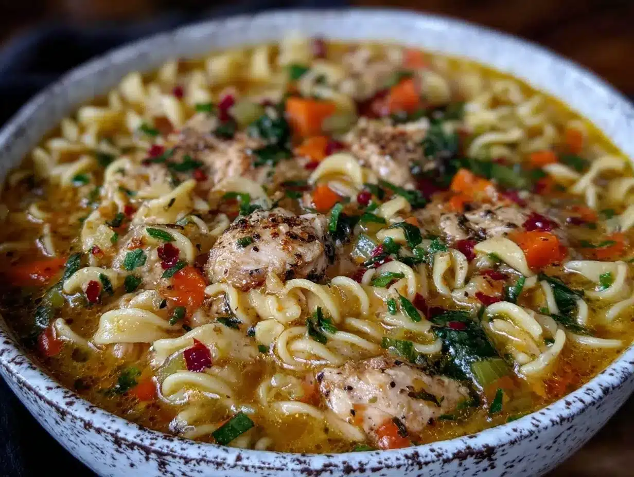 Einfache Nudelsuppe mit Suppengrün: 5 Zutaten für gemütliche Abende 4 einfache Nudelsuppe mit Suppengrün preparation steps