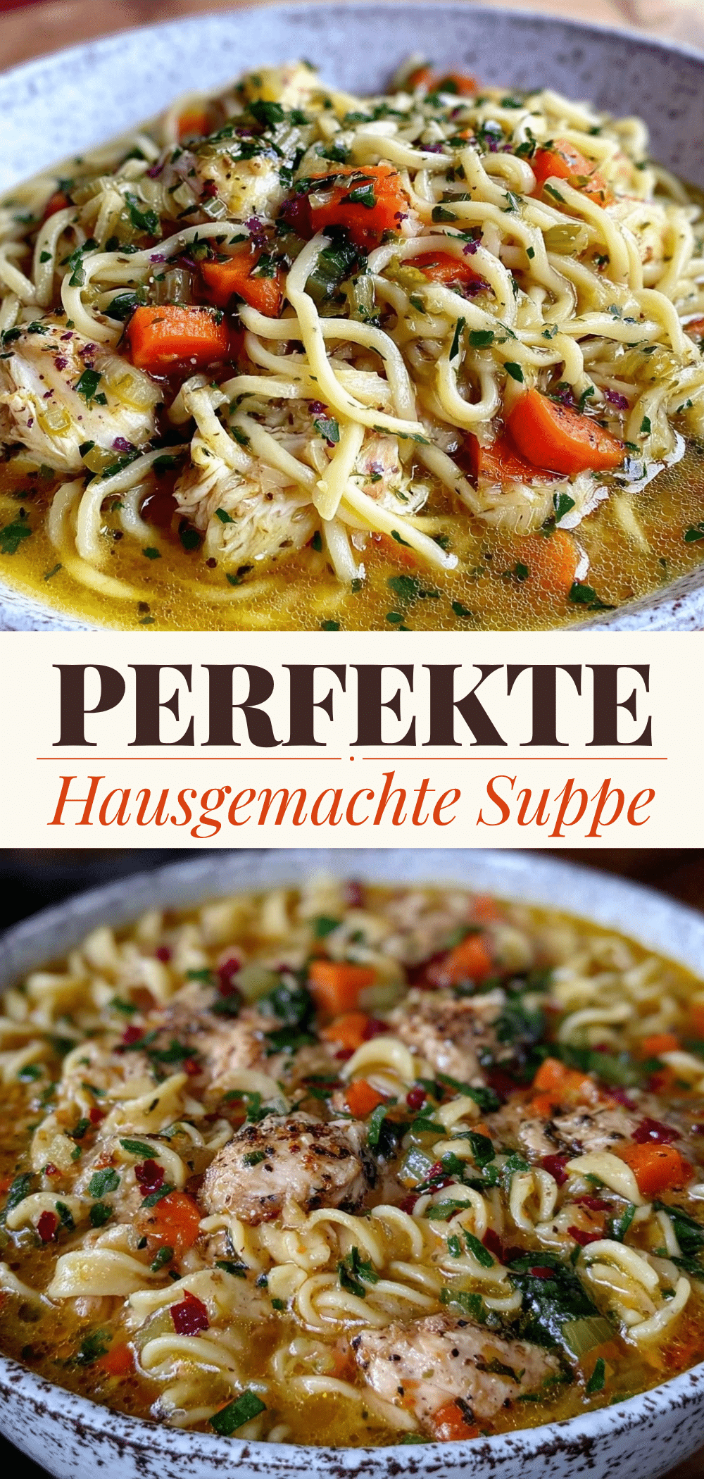 Einfache Nudelsuppe mit Suppengrün: 5 Zutaten für gemütliche Abende 5 einfache Nudelsuppe mit Suppengrün recipe