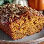 Erntedankfest Kürbisbrot mit Kernen - featured image