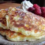 fluffy Quark-Pfannkuchen mit Zimt - featured image