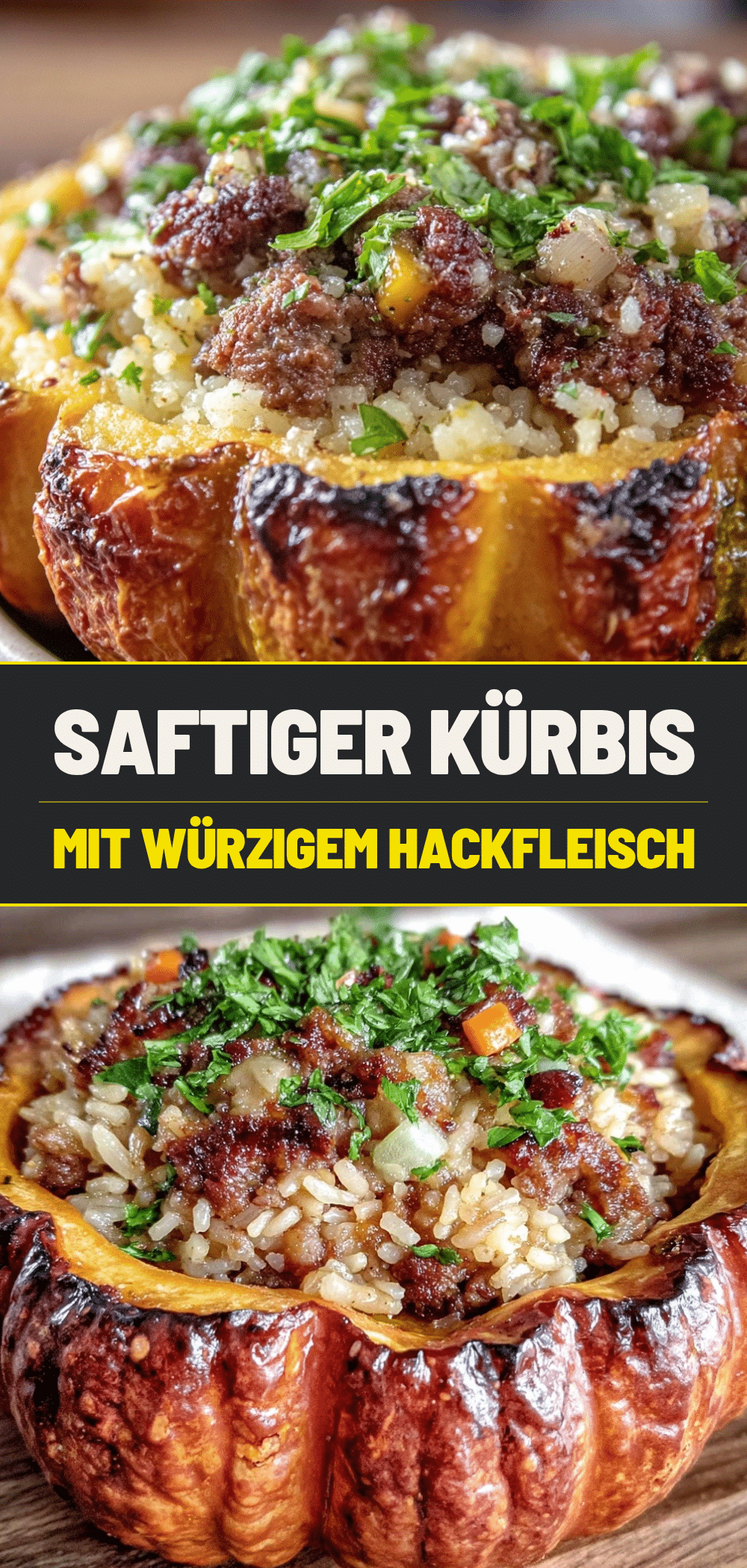 Gefüllter Kürbis mit Hackfleisch: Das perfekte Festtagsgericht 5 Gefüllter Kürbis mit Hackfleisch recipe