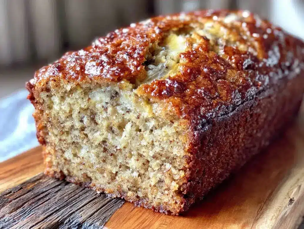 Glutenfreies Bananenbrot mit Mandelmehl - featured image
