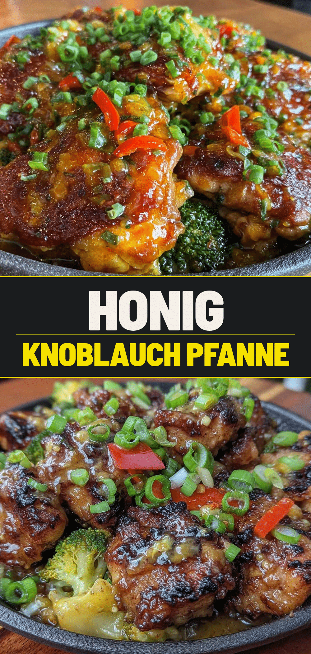 Honig Knoblauch Hähnchenpfanne: 10 Min. Perfektes Dinner 5 Honig Knoblauch Hähnchenpfanne recipe