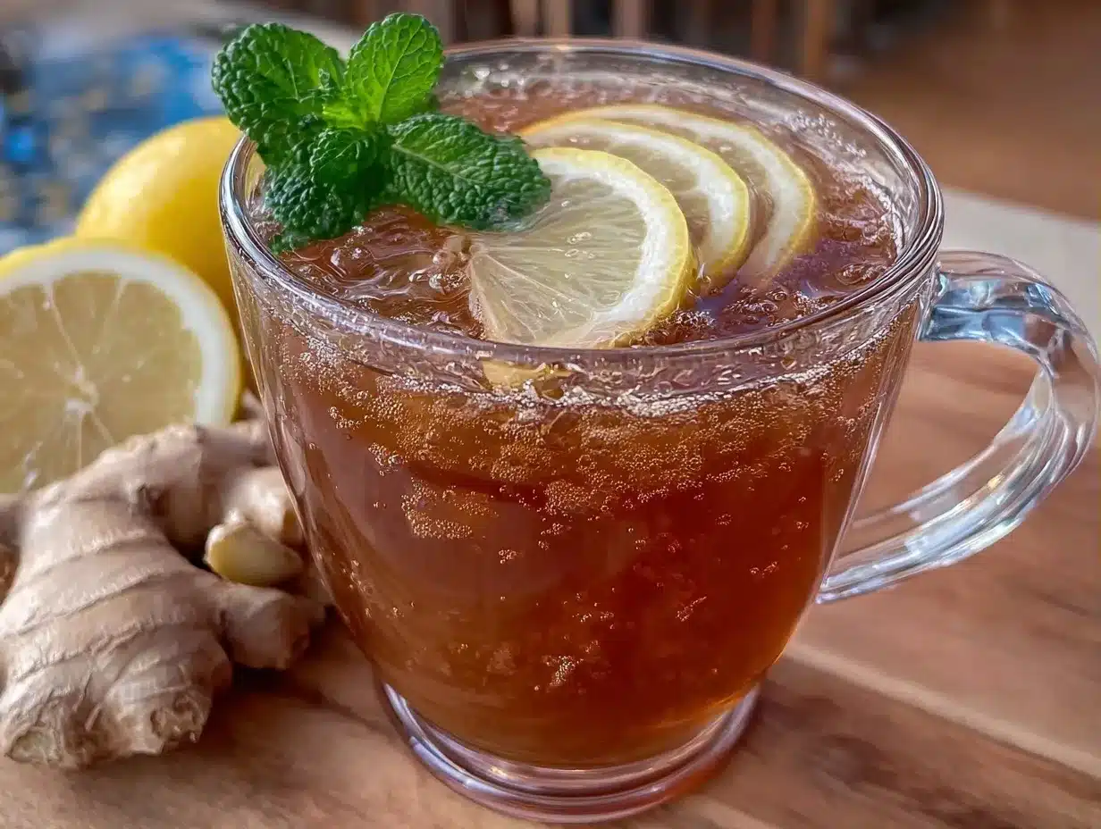 Ingwer-Zitronen-Tee: Der beste Wellness-Drink 4 Ingwer-Zitronen-Tee preparation steps