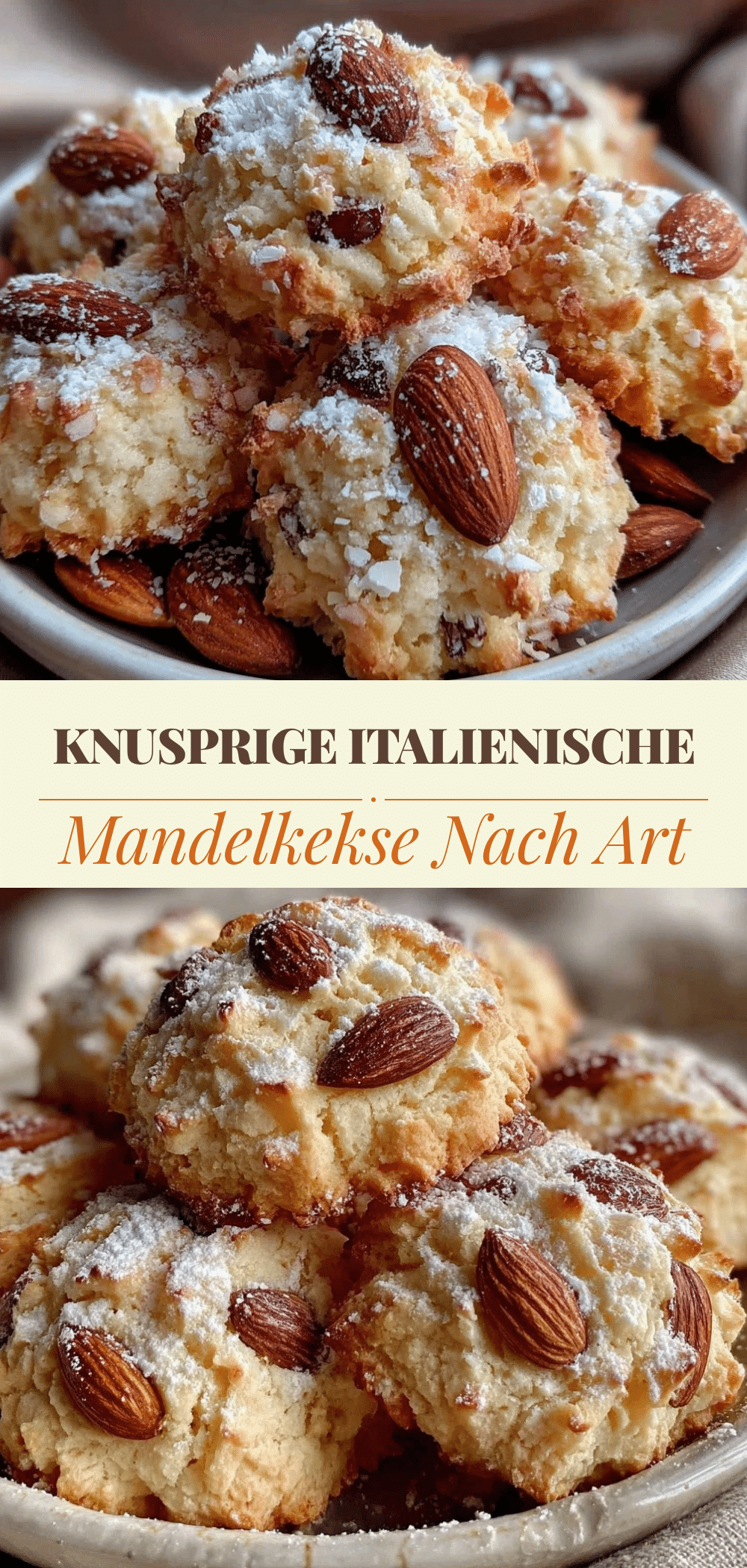 Italienische Mandelkekse: 5 Min. Perfekt für Partys 5 Italienische Mandelkekse recipe