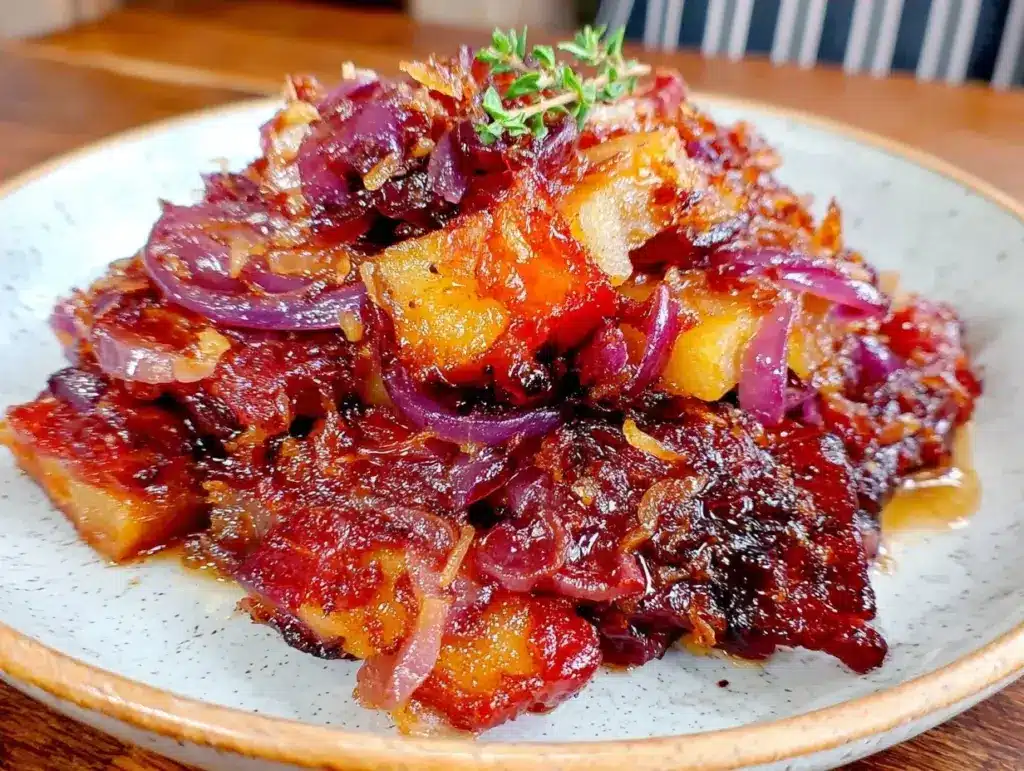 karamellisierte Apfel-Zwiebel-Confit - featured image