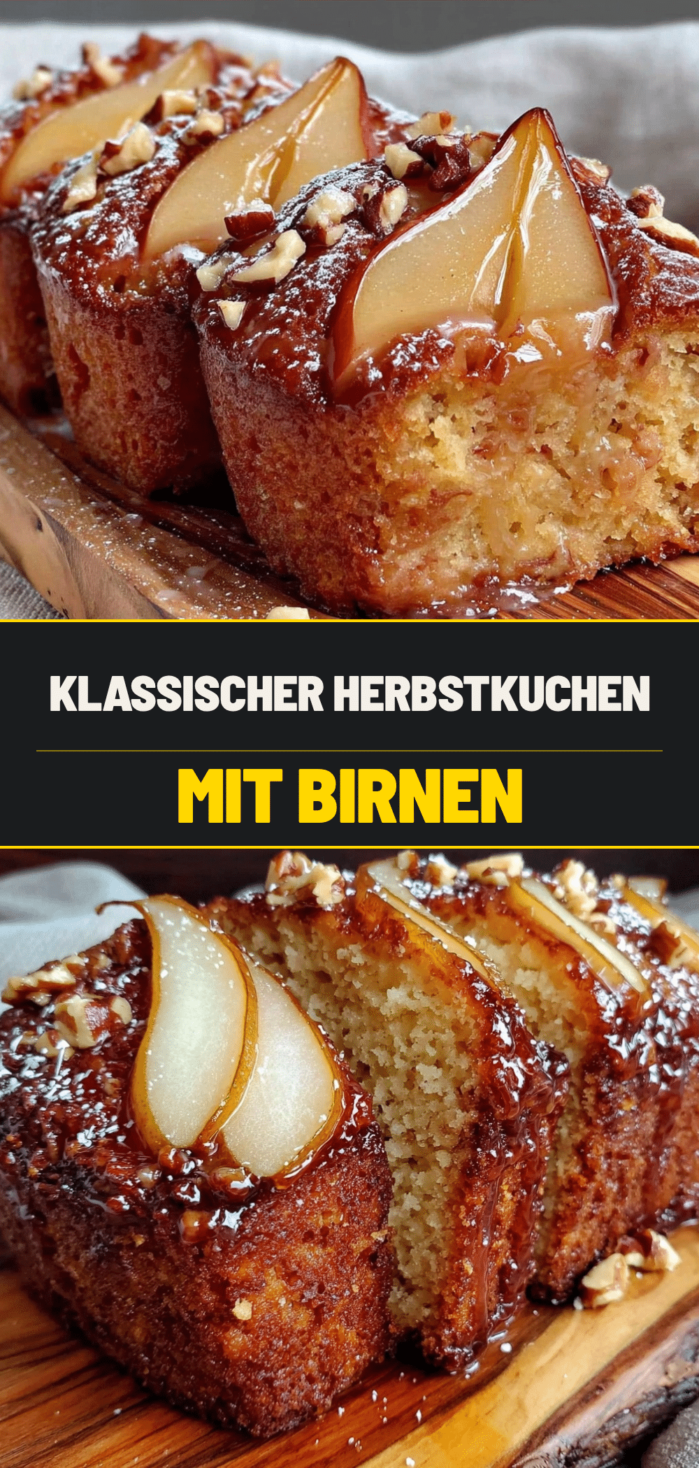 Klassischer Herbstkuchen mit Birnen: Der perfekte Saftige Kuchen 5 Klassischer Herbstkuchen mit Birnen recipe