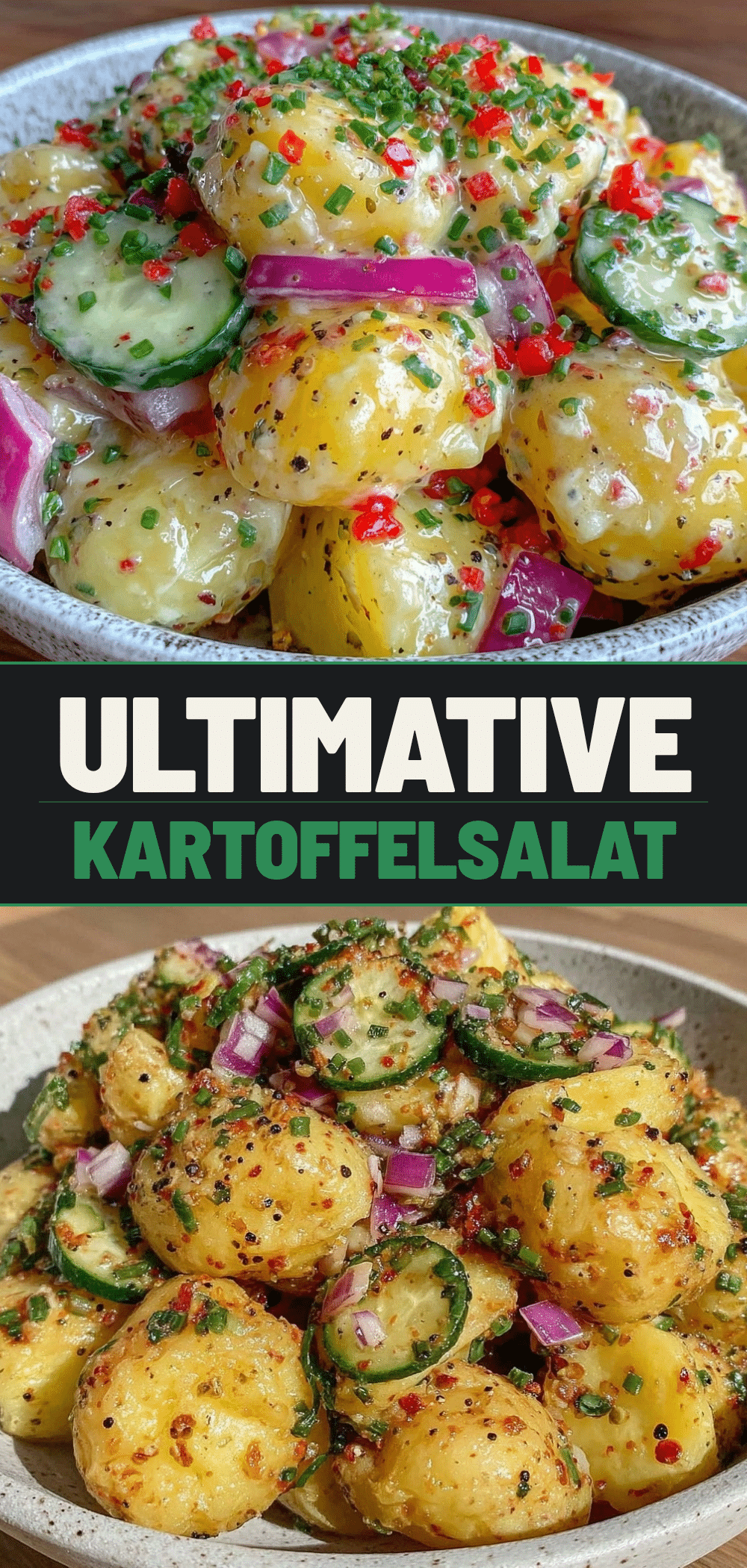 Knackiger Kartoffelsalat mit Gurken: Perfektes Abendessen 5 knackiger Kartoffelsalat mit Gurken recipe