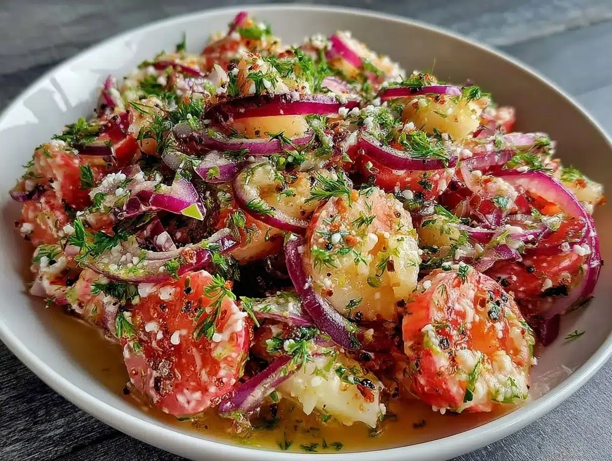 Knackiger Radi-Salat: 5 Min. Perfekter Gäste-Snack 4 knackiger Radi-Salat für Gäste preparation steps