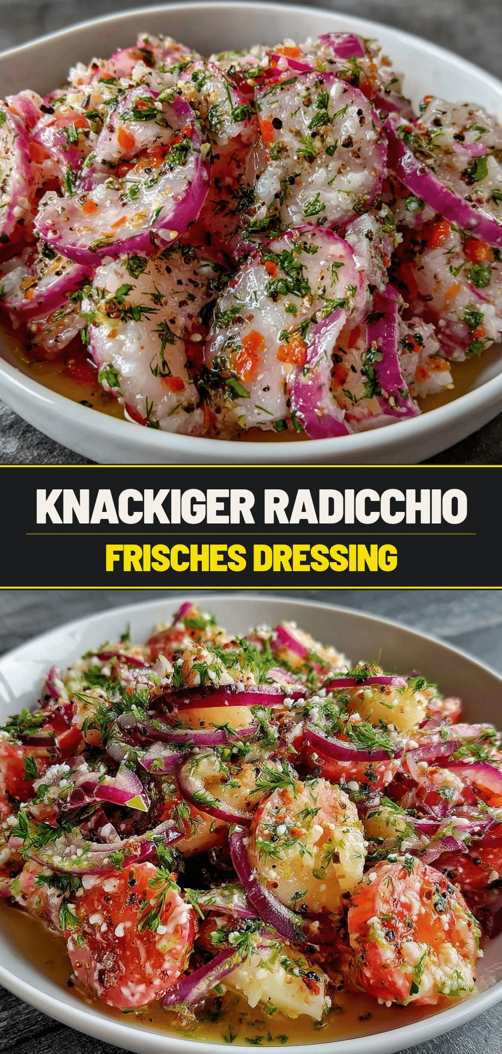 Knackiger Radi-Salat: 5 Min. Perfekter Gäste-Snack 5 knackiger Radi-Salat für Gäste recipe