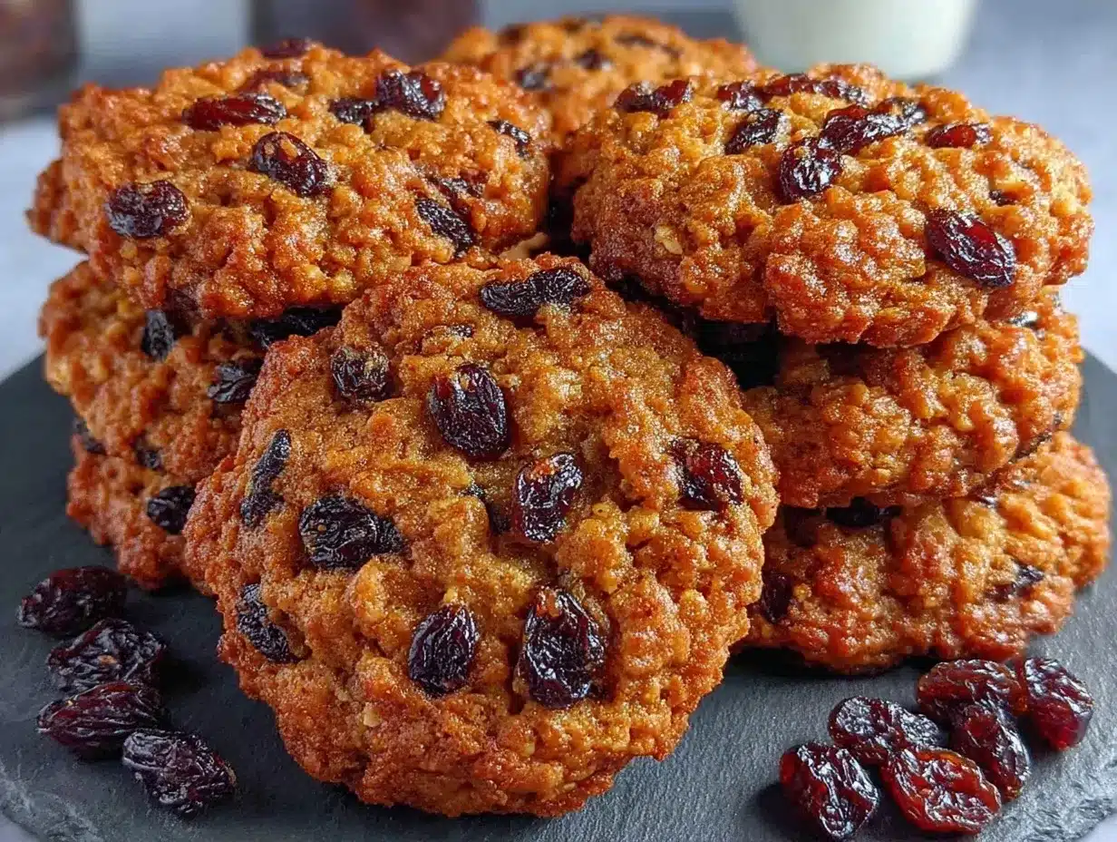 Knusprige Haferflocken-Kekse mit Rosinen: 5 Best Party Snacks 4 Knusprige Haferflocken-Kekse mit Rosinen preparation steps