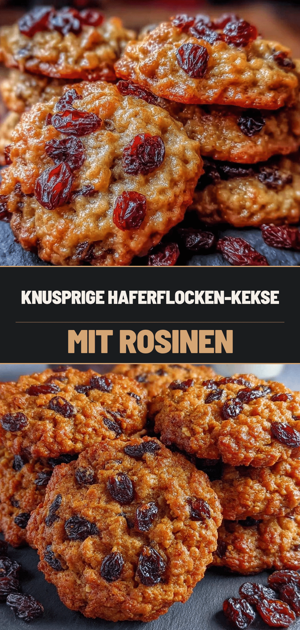 Knusprige Haferflocken-Kekse mit Rosinen: 5 Best Party Snacks 5 Knusprige Haferflocken-Kekse mit Rosinen recipe