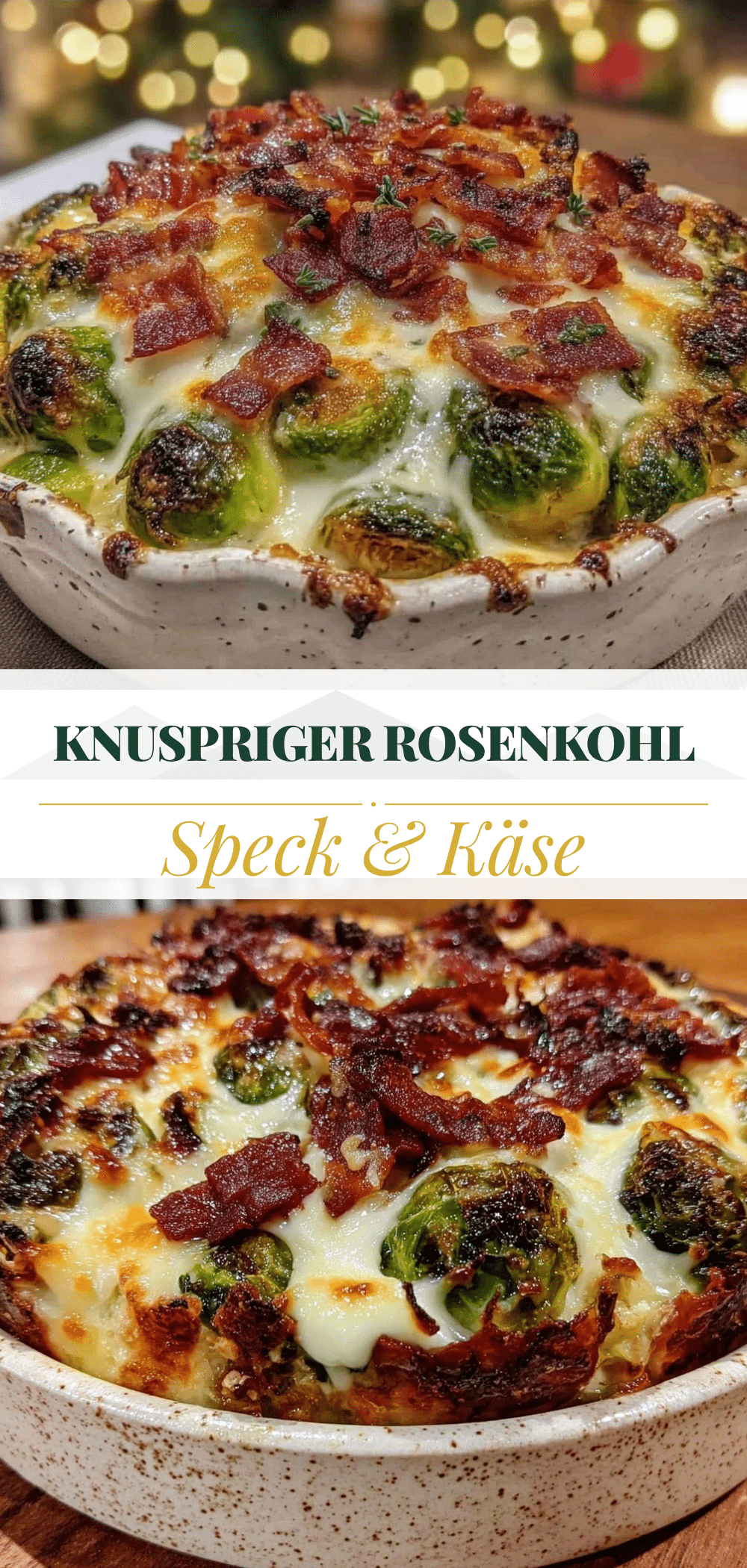 Knuspriger Rosenkohl-Auflauf: 3 Schritte zum Festtagshit 5 Knuspriger Rosenkohl-Auflauf recipe