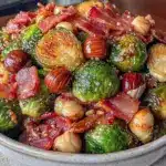 knuspriger Rosenkohl mit Speck - featured image