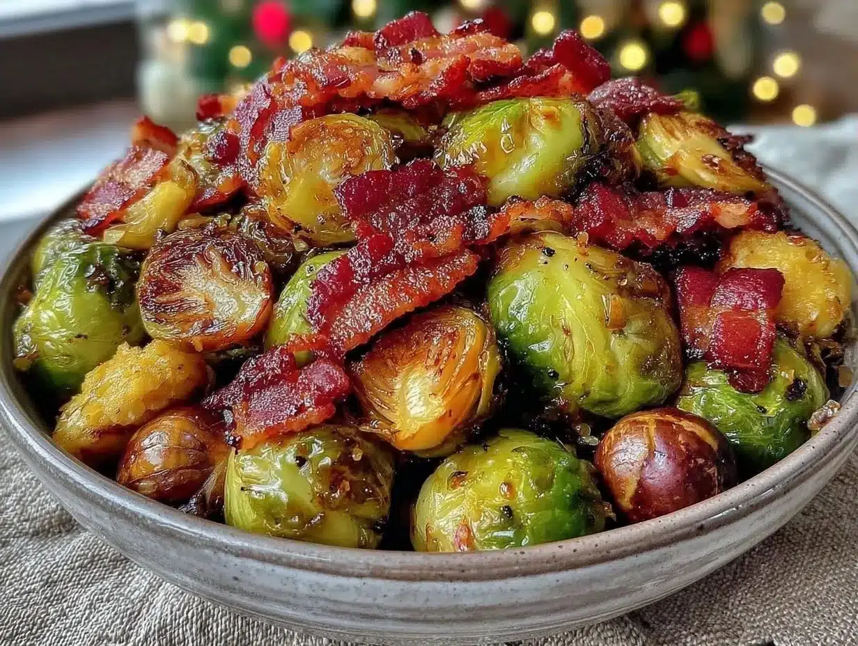 Knuspriger Rosenkohl mit Speck: Das perfekte Festtags-Essen 4 knuspriger Rosenkohl mit Speck preparation steps