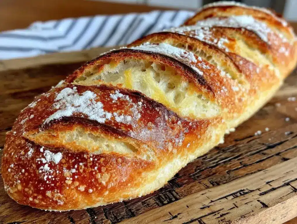 knuspriges französisches Baguette - featured image