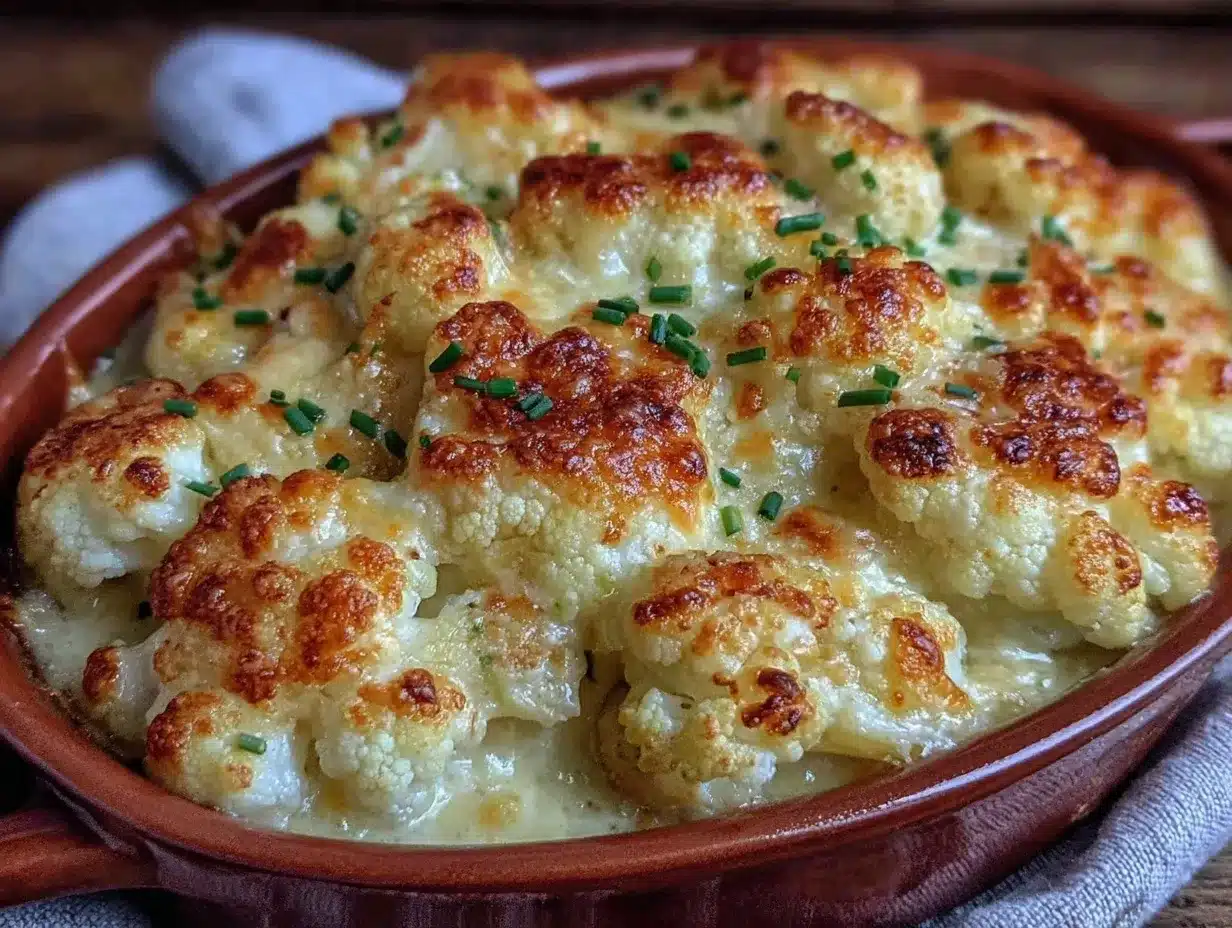 Low-Carb Blumenkohl-Käsegratin: Das beste Cremige für Gäste 4 Low-Carb Blumenkohl-Käsegratin preparation steps