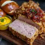 Oktoberfest Leberkäse mit Röstzwiebeln - featured image