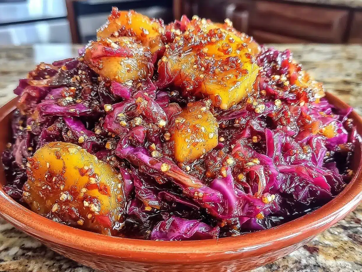 Omas Rotkohl mit Äpfeln: 15 Min. Weihnachts-Klassiker 4 Omas Rotkohl mit Äpfeln preparation steps