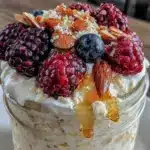 Overnight Oats mit Beeren - featured image