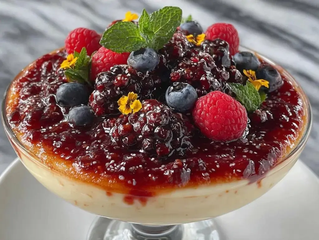 Panna Cotta mit Beerensauce - featured image