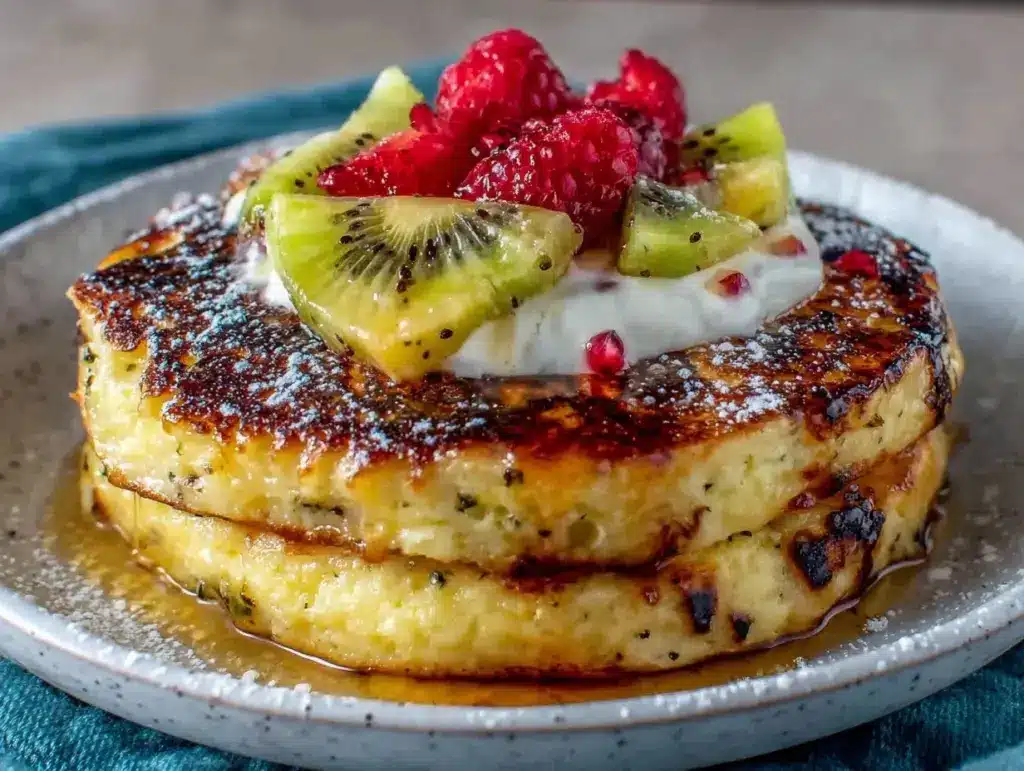 proteinreiche Quark-Pfannkuchen - featured image