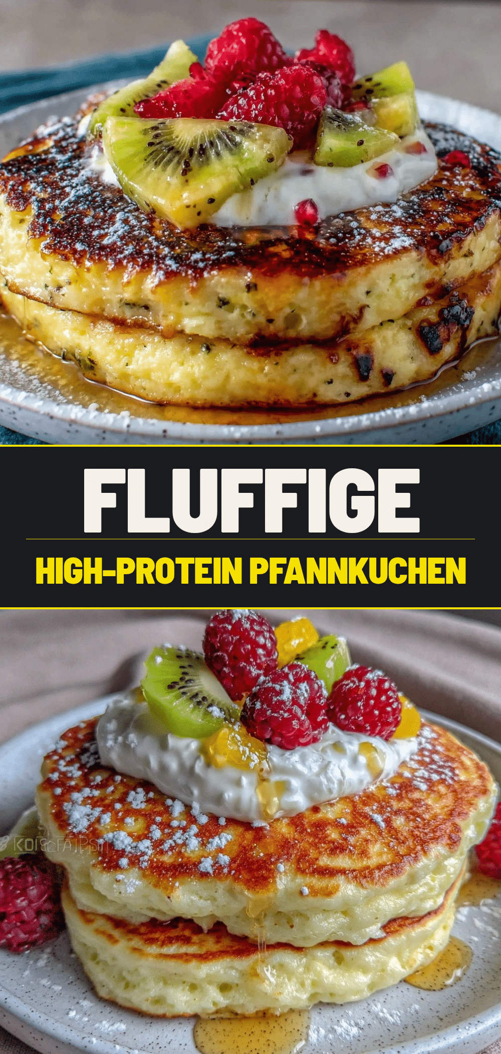 Proteinreiche Quark-Pfannkuchen: Perfekt für Fest 5 proteinreiche Quark-Pfannkuchen recipe