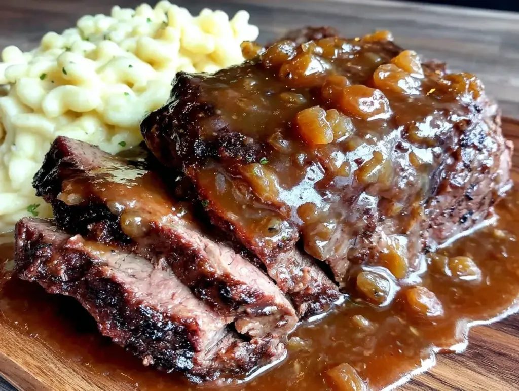 Rheinischer Sauerbraten mit Rosinen - featured image