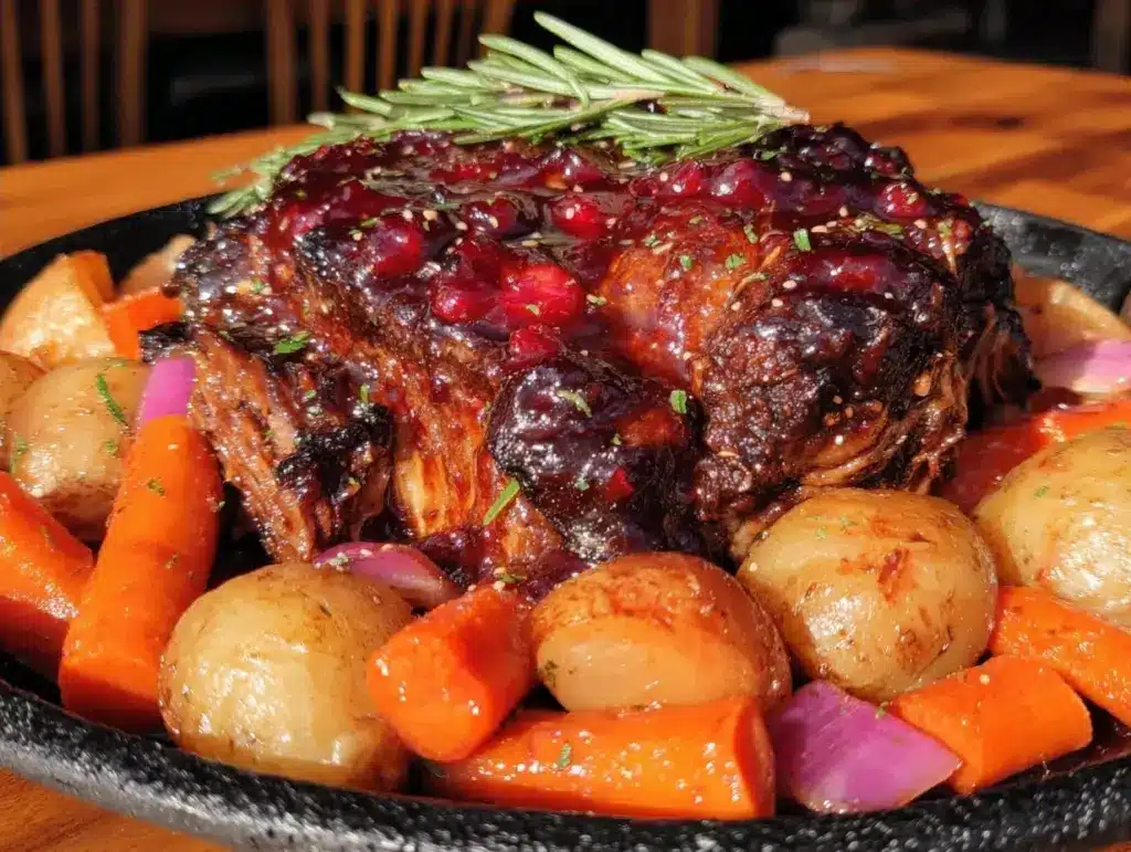 Saftiger Schmorbraten mit Rotwein - featured image