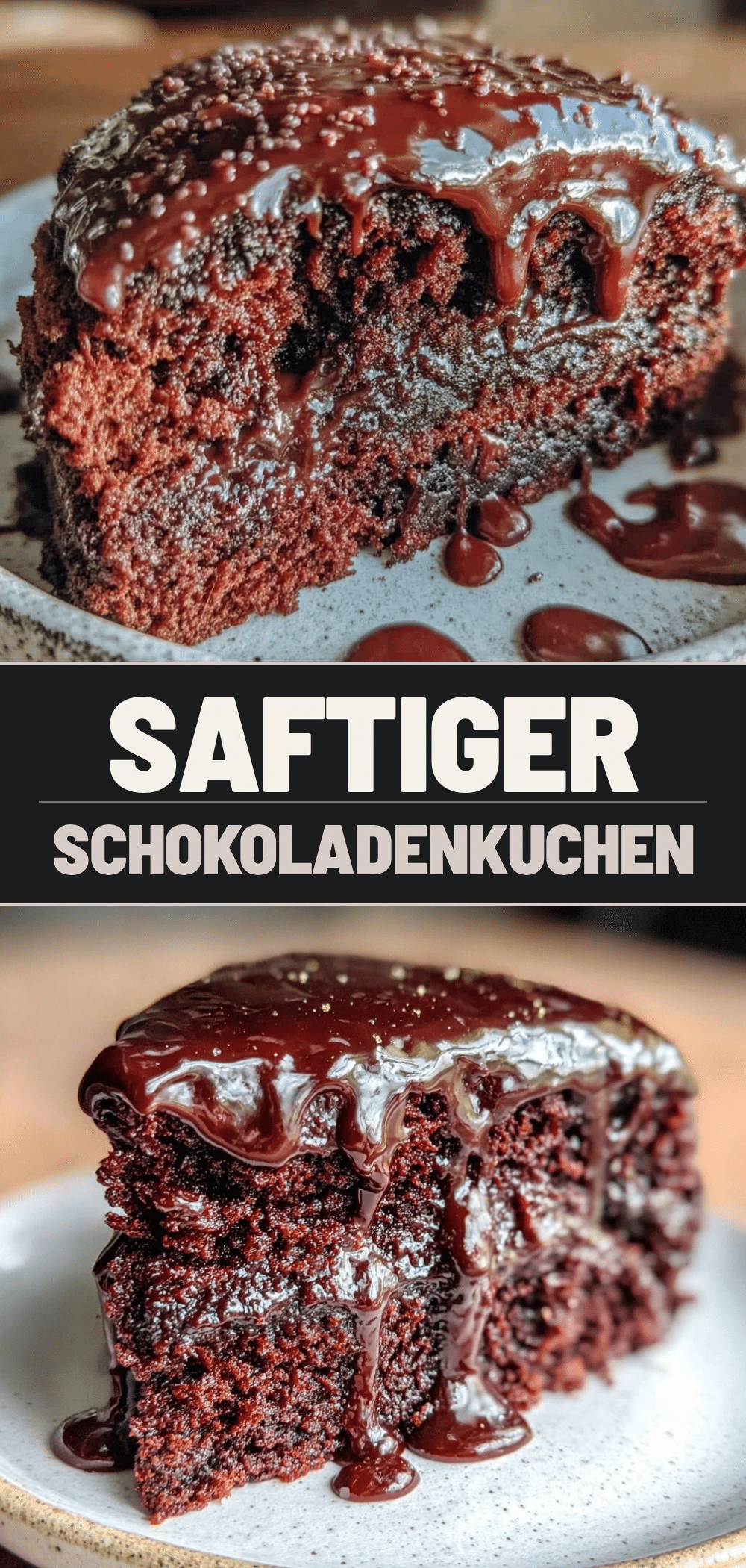 Saftiger Schokoladenkuchen mit Ganache-Glasur: Perfekt für Gäste 5 Saftiger Schokoladenkuchen mit Ganache-Glasur recipe