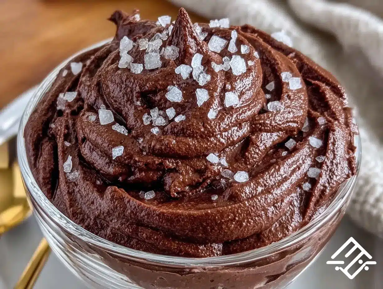 Schokoladen-Mousse: Das perfekte Dessert für Ihre Gäste 4 Schokoladen-Mousse mit Meersalz preparation steps