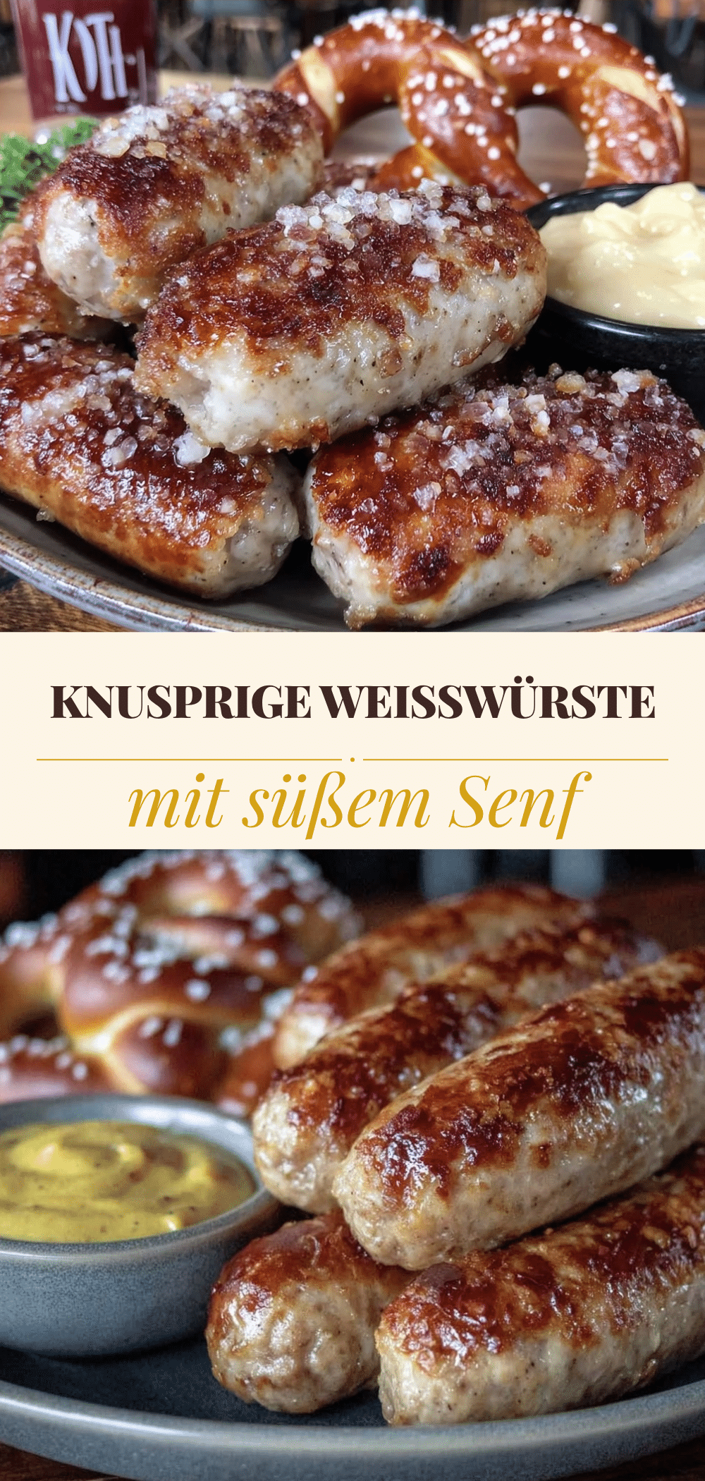 Oktoberfest Weißwurst: Der beste süße Senf für gemütliche Abende 5 süßer Senf recipe