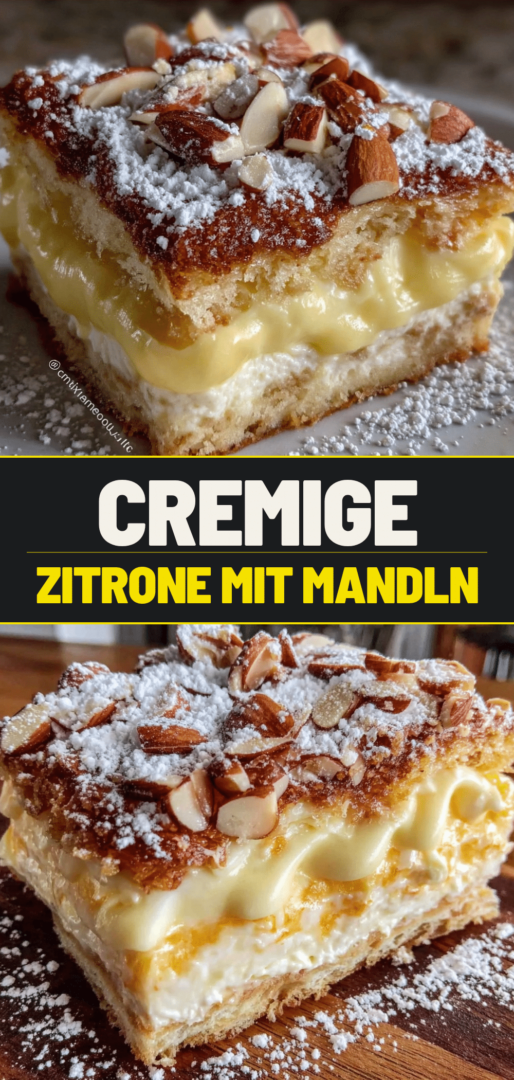 Zitronige Zitronen-Butterschnitte: 5-Sterne Nachtmahlzeit 5 Zitronige Zitronen-Butterschnitte recipe