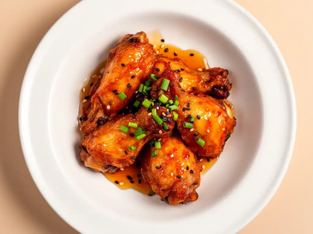 Knusprige Airfryer Wings: 20 Min Honig-Knoblauch 4 Airfryer Wings Honig-Knoblauch preparation steps
