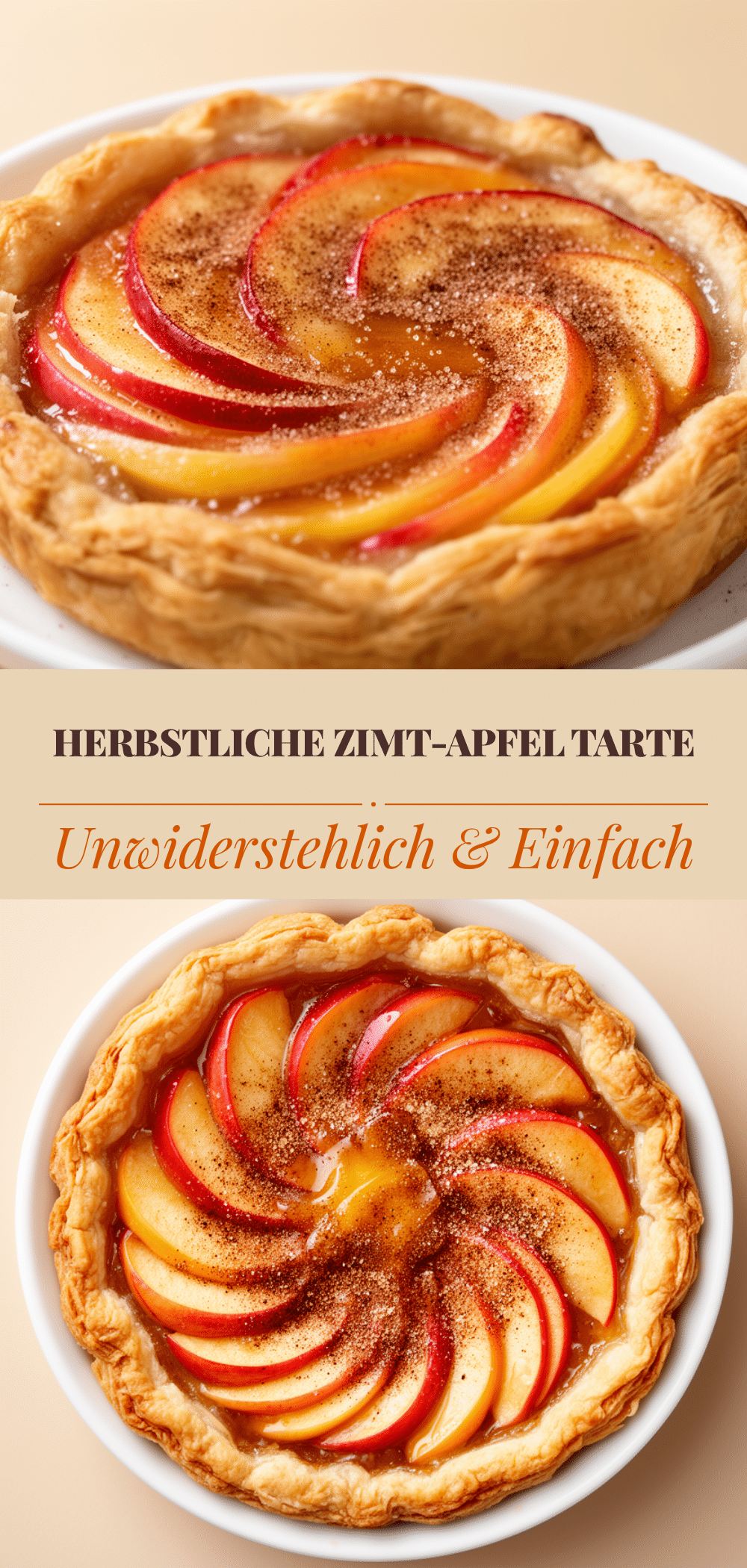 Herbstliche Apfel-Tarte mit Zimt: Einfach & Schnell 5 Apfel-Tarte mit Zimt recipe