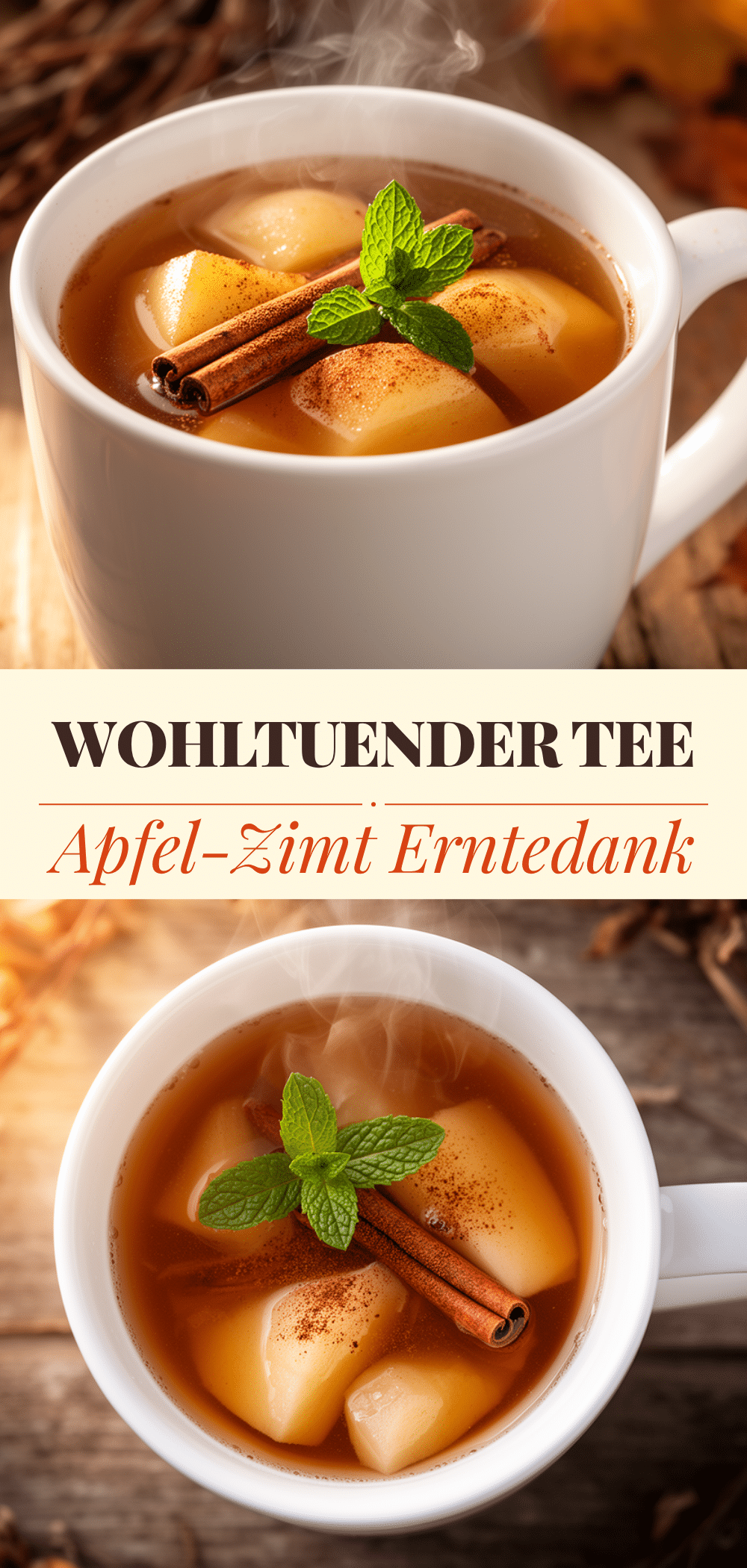 Erntedankfest Apfel-Zimt Tee: 5 Min. Perfekt 5 Apfel-Zimt Tee recipe