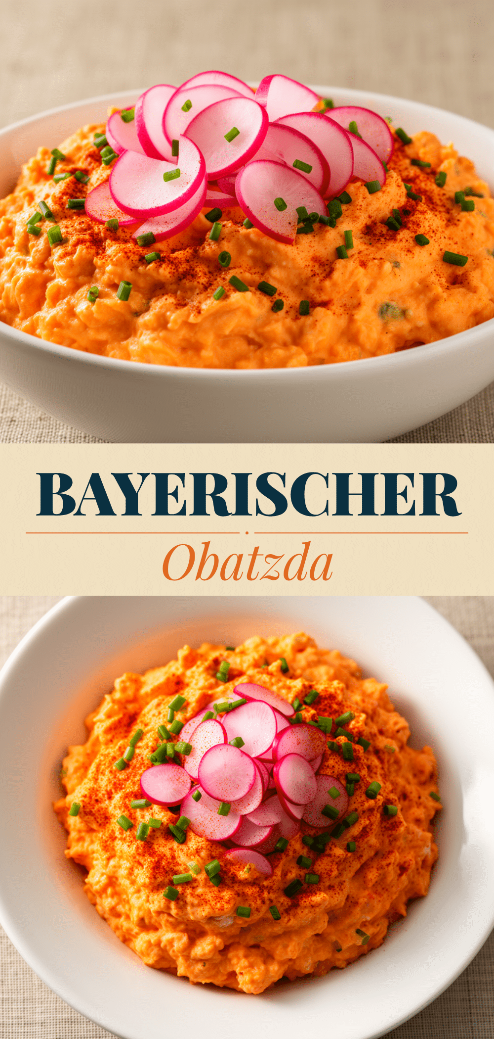 Bayerischer Obatzda mit Radieschen: Einfach Cremig 5 Bayerischer Obatzda mit Radieschen recipe