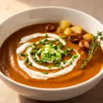 Cremige Kartoffel-Maronen Suppe - featured image