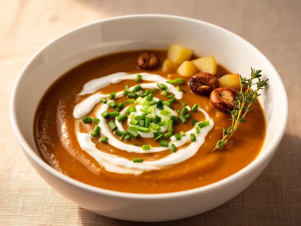 Cremige Kartoffel-Maronen Suppe - featured image