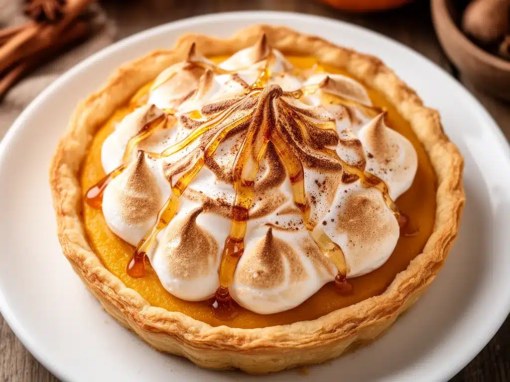 Cremige Kürbis Baiser Tarte: Einfach & Perfekt 4 Cremige Kürbis Baiser Tarte preparation steps