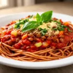 Cremige Linsenbolognese - featured image